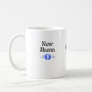 Neue Mama Coffee Tasse. Baby Jungen. Muttergeschen Kaffeetasse