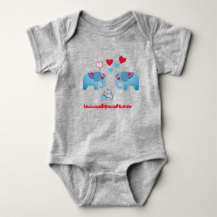Neue Mama - Elefanten-Print Spaß Baby-Bodyanzug Baby Strampler