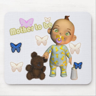 neue Mama, junge Mutter, Mutter, zum Mäusematte, Mousepad