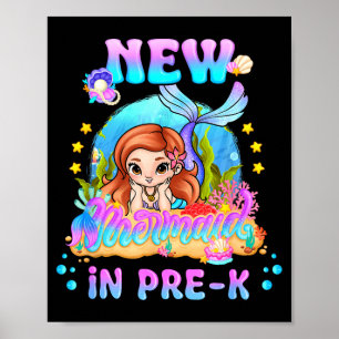 Neue Meerjungfrau im Vorschulalter süße Rückkehr z Poster