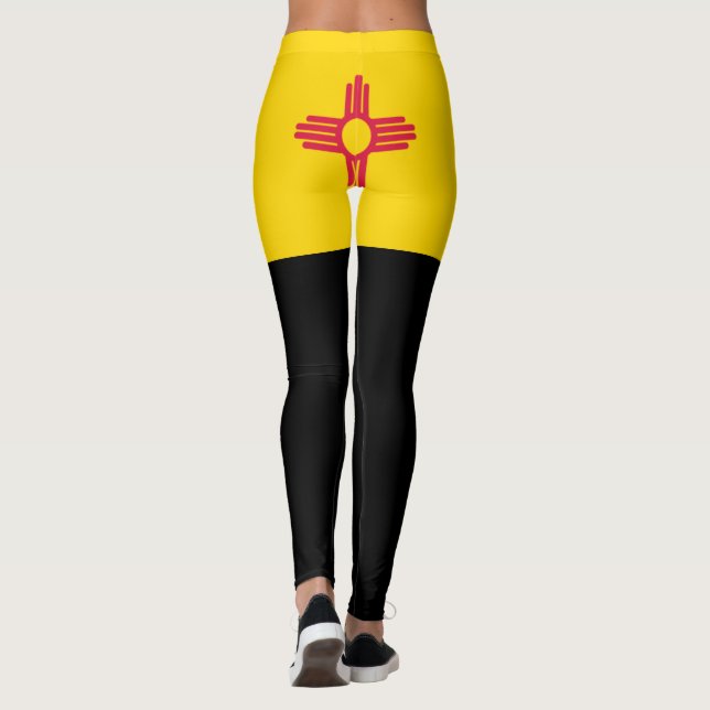 Neue Mexiko-Flagge Leggings (Rückseite)