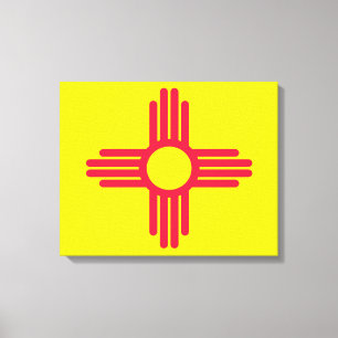 Neue Mexiko-Flagge Leinwanddruck