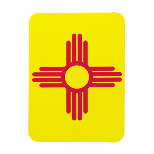 Neue Mexiko-Flagge Magnet (Vertikal)