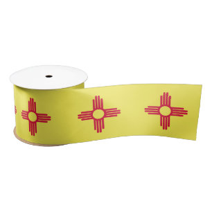 Neue Mexiko-Flagge Satinband