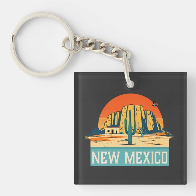 Neue Mexiko-USA Schlüsselanhänger (Vorderseite)