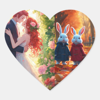 Neue Modeaufkleber Herz-Aufkleber