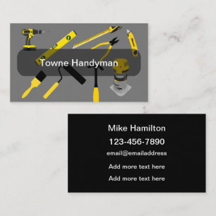 Neue moderne Handyman Service Business Cards Visitenkarte