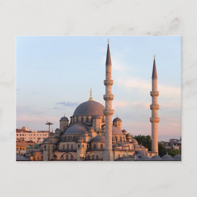 Neue Moschee in Istanbul Postkarte (Vorderseite)