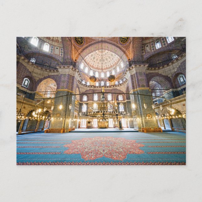 Neue Moschee Innere Postkarte (Vorderseite)