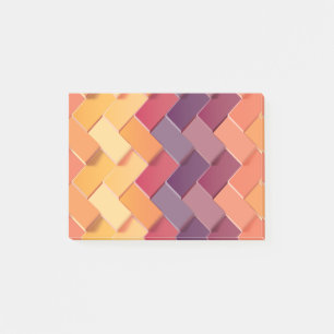 Neue Mustergestaltung 4 Post-it Klebezettel