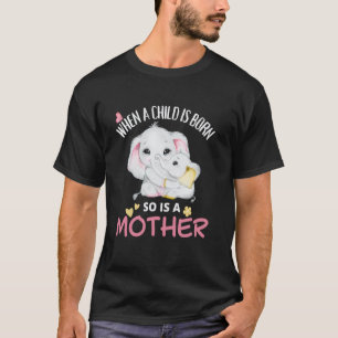 Neue Mutter, Erstgeborenes, 1. Muttertag-Mutter-El T-Shirt
