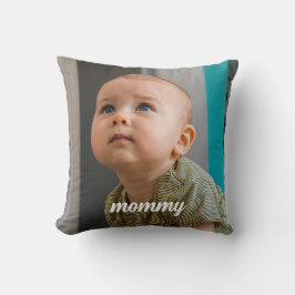 neue Mütter Foto Personalisiert Minimal  Kissen
