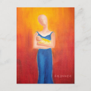 Neue Mutter Postkarte