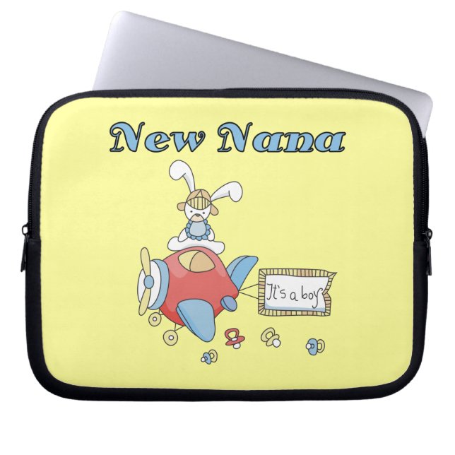 Neue Nana von Boy Airplane Geschenke Laptopschutzhülle (Vorderseite)