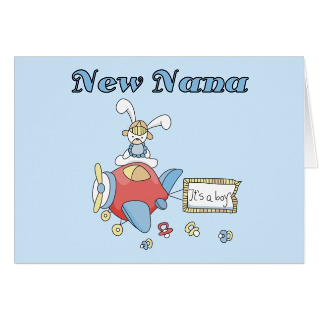 Neue Nana von Boy-Airplane-Hemden und Geschenken (Vorderseite (Horizontal))