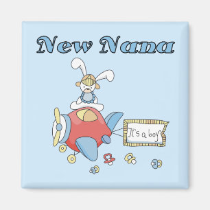 Neue Nana von Boy-Airplane-Hemden und Geschenken Magnet