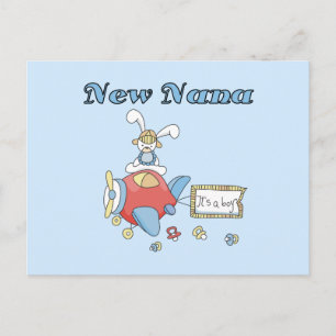 Neue Nana von Boy-Airplane-Hemden und Geschenken Postkarte