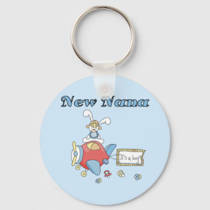 Neue Nana von Boy-Airplane-Hemden und Geschenken Schlüsselanhänger
