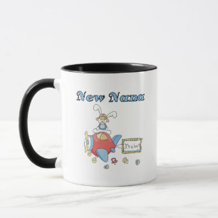 Neue Nana von Boy-Airplane-Hemden und Geschenken Tasse
