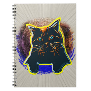 Neue Neon Cat T - Shirt Gel Mouse Pad Tapestry Notizblock