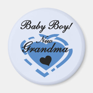 Neue Oma Baby Boy Tshirts und Geschenke Magnet