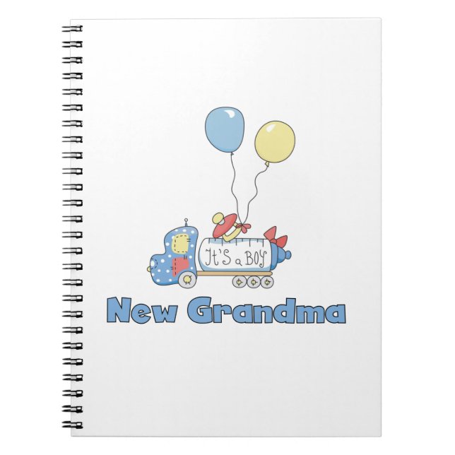 Neue Oma Truck Es ist ein Junge Geschenke Notizblock (Vorderseite)