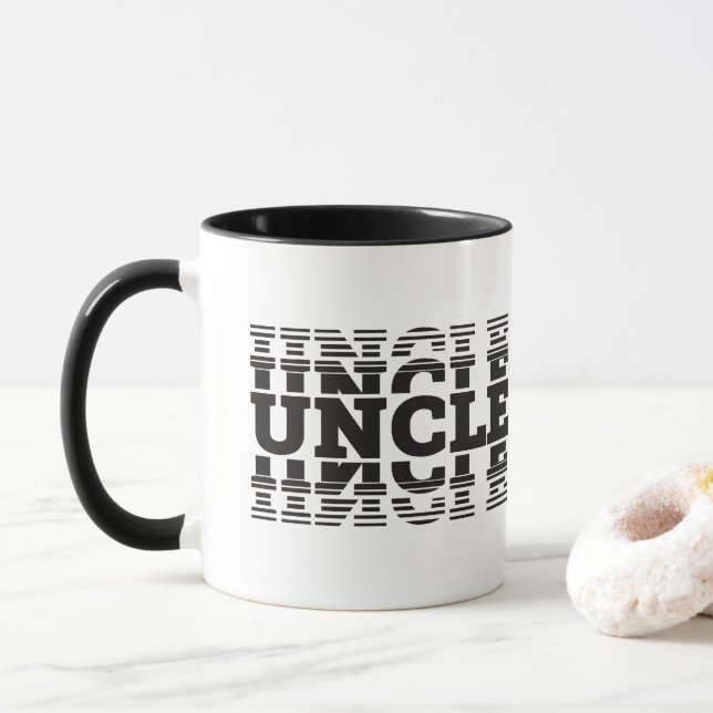 Neue Onkel-Tasse Tasse (Mit Donut)