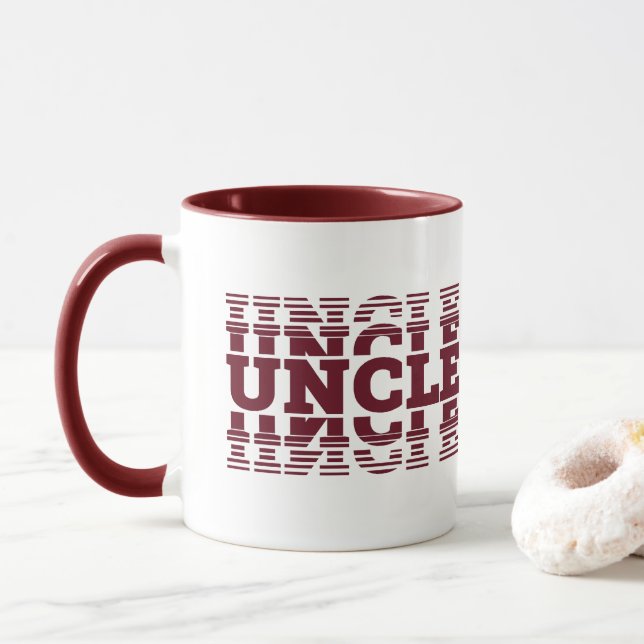 Neue Onkel-Tasse Tasse (Mit Donut)