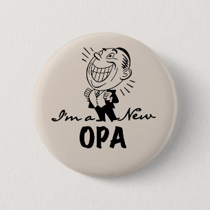 Neue Opa-T - Shirt und Geschenke lächeln Button