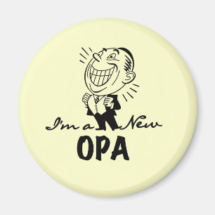 Neue Opa-T - Shirt und Geschenke lächeln Magnet