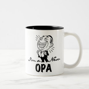Neue Opa-T - Shirt und Geschenke lächeln Zweifarbige Tasse