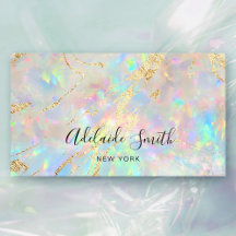 neue opal stone Business Card