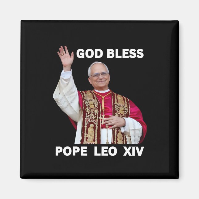 Neue Papst Leo Xiv katholische Geschenke Merch Sou Magnet (Vorne)