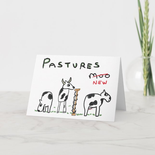 Neue Pasta machen Karte (Vorderseite)
