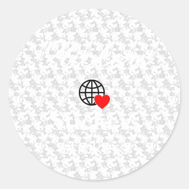 Neue personalisierbare Text-Logo-Aufkleber Runder Aufkleber (Vorderseite)