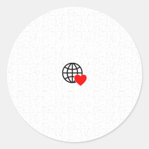 Neue personalisierbare Text-Logo-Aufkleber Runder Aufkleber