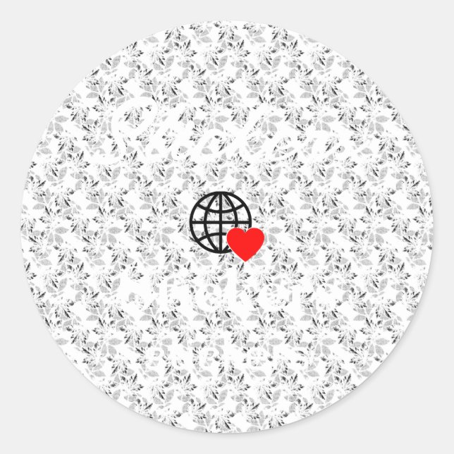 Neue personalisierbare Text-Logo-Aufkleber Runder Aufkleber (Vorderseite)