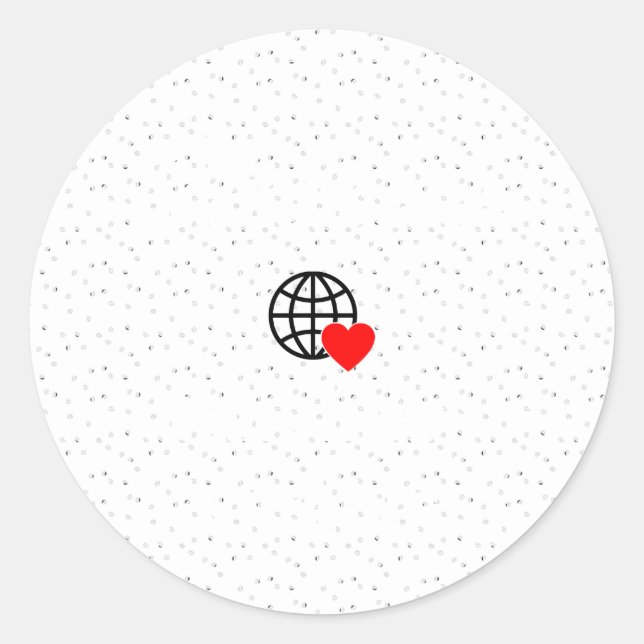 Neue personalisierbare Text-Logo-Aufkleber Runder Aufkleber (Vorderseite)