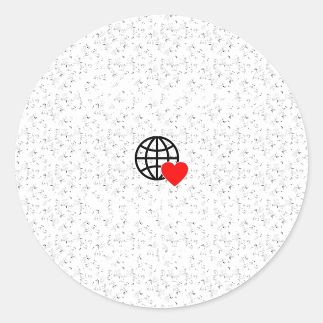 Neue personalisierbare Text-Logo-Aufkleber Runder Aufkleber (Vorderseite)