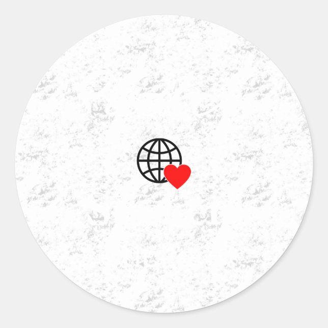 Neue personalisierbare Text-Logo-Aufkleber Runder Aufkleber (Vorderseite)