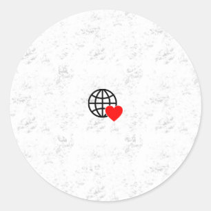 Neue personalisierbare Text-Logo-Aufkleber Runder Aufkleber