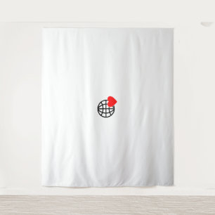 Neue personalisierbare Text-Logo-Sammlung Wandteppich