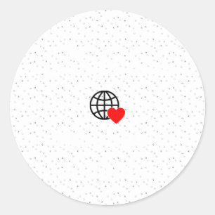 Neue personalisierte Text-Logo-Aufkleber Runder Aufkleber