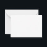 Neue, personalisierte Text-Logo-Flat-Note-Karte Mitteilungskarte<br><div class="desc">Neue,  personalisierte Text-Logo-Flat-Note-Karte</div>