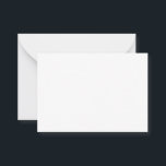 Neue, personalisierte Text-Logo-Flat-Note-Karte Mitteilungskarte<br><div class="desc">Neue, personalisierte Text-Logo-Flat-Note-Karte</div>