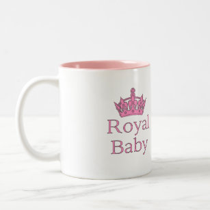 Neue Prinzessin - ein Royal Baby! Zweifarbige Tasse
