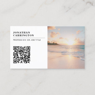 Neue QR-Foto-Logo-Visitenkarte Visitenkarte