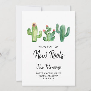 Neue Roots I Moving Announcement Card Ankündigung