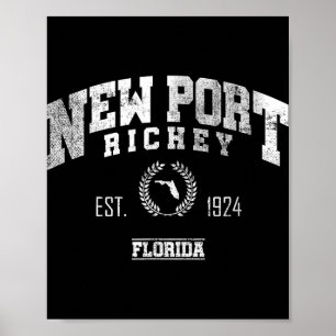 Neue Rt Richey Fl Florida Vintage Throwback  Poster