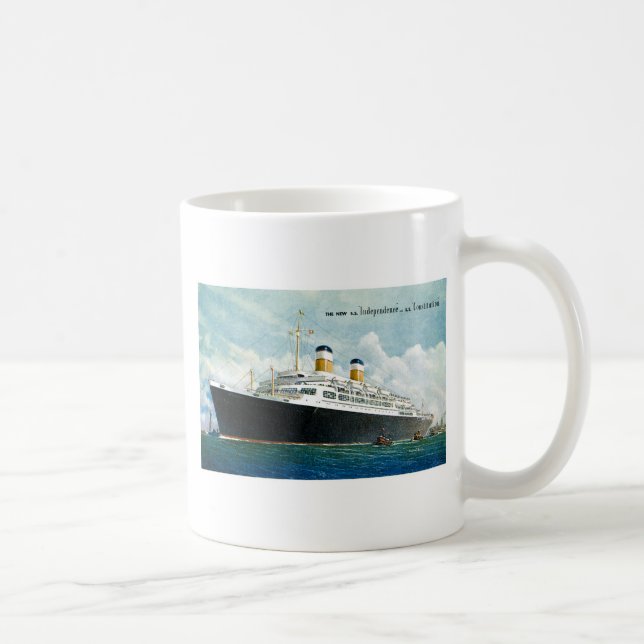 Neue S.S. Independence und S.S. Constitution Tasse (Rechts)